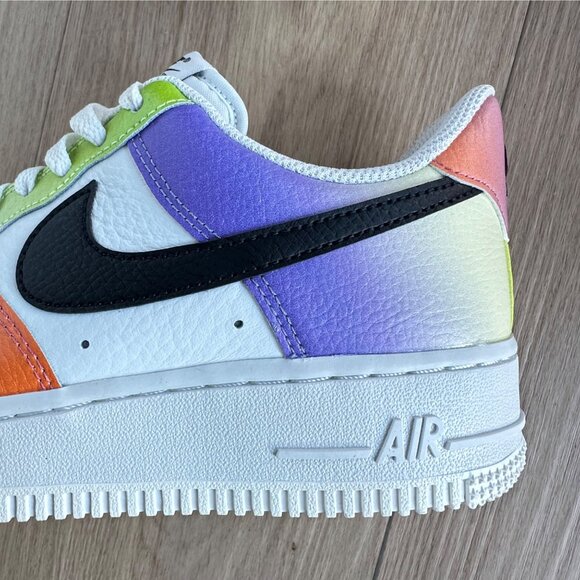 ⭐Nike Air Force 1 Low 07 Sz 4.5 Mens Shoes Sneaker Purple Multi Ombre FD0801-100 - Picture 4 of 7